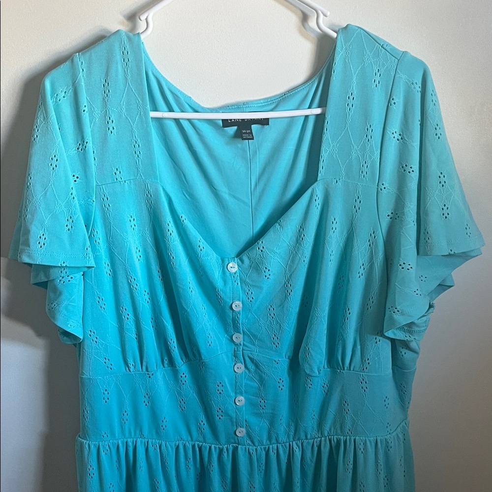 Lane Bryant Turquoise Top